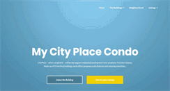 Desktop Screenshot of mycityplacecondo.com